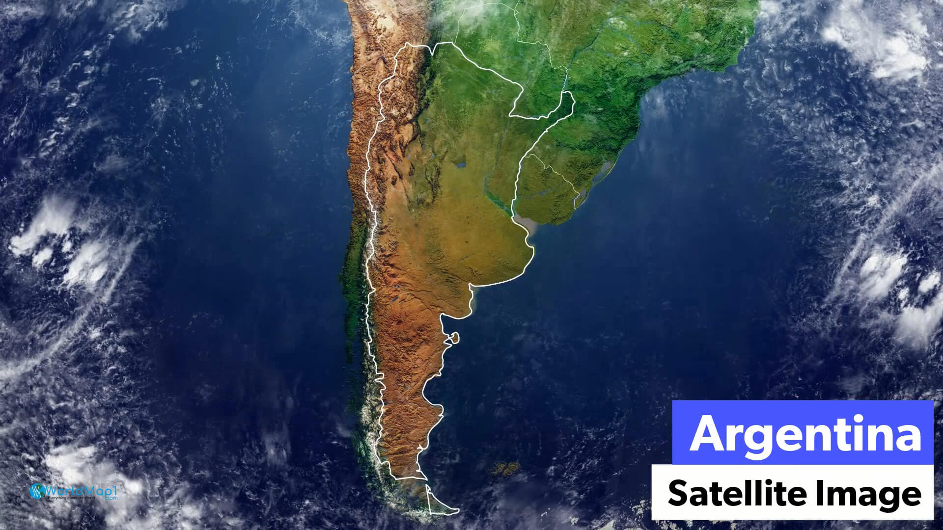 Argentina Satellite Image